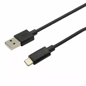 C-TECH USB 2.0 AM-C tipa kabelis (AM/CM), 2 m, melns