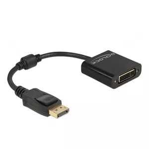 Адаптер DeLOCK DisplayPort 1.2 male to DVI female 4K Passive black