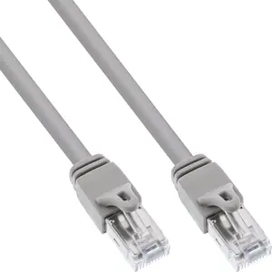 InLine Patch Cable S/FTP PiMF Cat.6 certified grey 0.3m