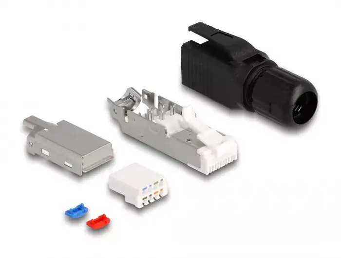 DeLOCK RJ45 Spraudnis lauka montāžai Cat.6A Photo 2