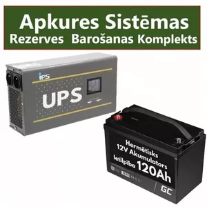 Barošanas bloks electro base Inverter600 600W 12V ar 120Ah akumulatoru