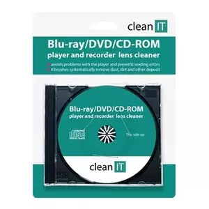 Clean It CL-320 iekārtu tīrīšanas komplekts CD's/DVD's Aprīkojuma tīrīšanas CD un šķidrums