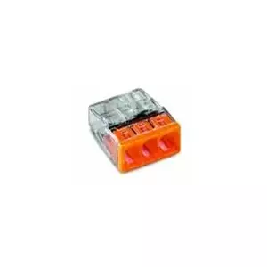 Terminal block Wago JL/2273-203, 3‑pole, 3×0.5–2.5 mm², 400 V, 24 A