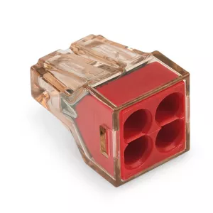 Electrical Connector Wago 773-604 32 A 400 V Red