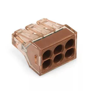 Electrical Connector Wago 773-606 32 A 400 V Brown 9.2 mm 13.1 mm