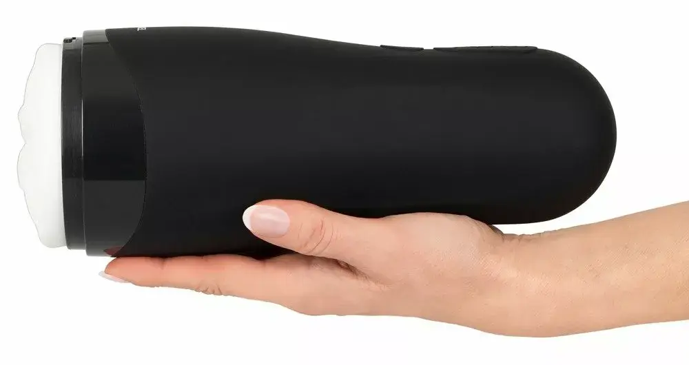Мастурбатор Rebel Silicone Black — нагрев, вибрация, всасывание Photo 4