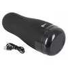 Мастурбатор Rebel Silicone Black — нагрев, вибрация, всасывание Photo 8
