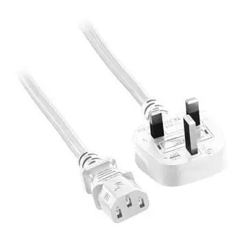 Microconnect PE090420W Strāvas kabelis Balts 2