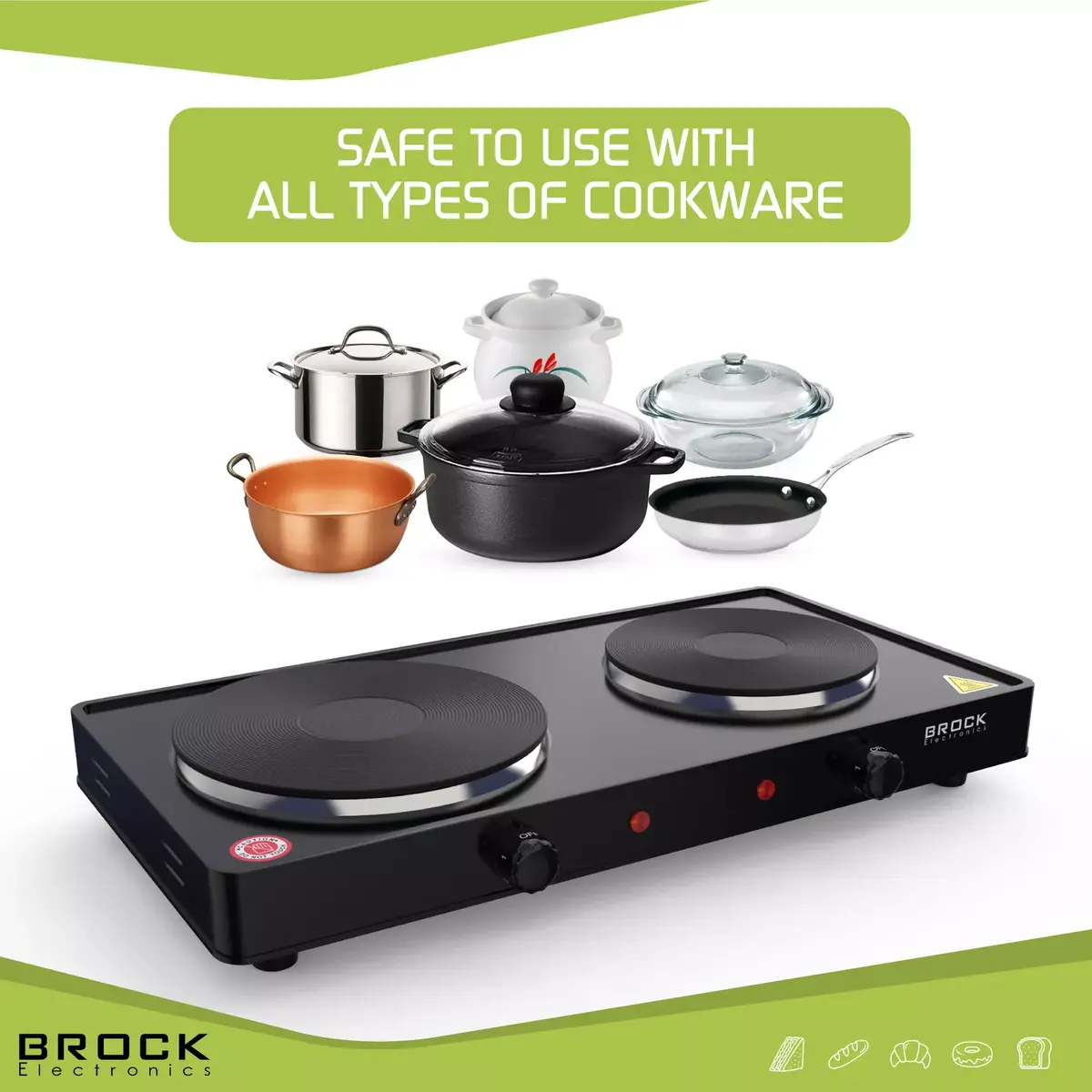 Freestanding cooker Brock Electronics EP 200 BK Photo 14