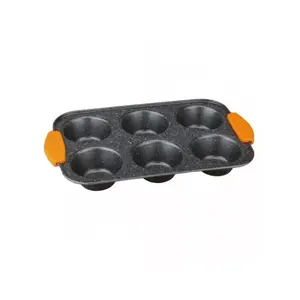Cupcake/Muffin Baking Mould Berlinger Haus BH/1137 — Round, Flat Surface, 285×177×30 mm, 1 pc