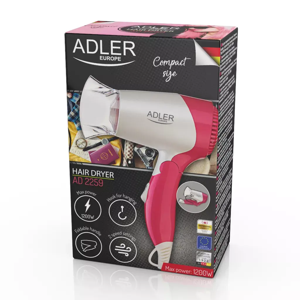 Фен Adler AD 2259 — 1200 Вт Photo 7