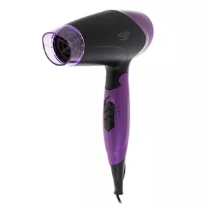 Adler AD 2260 hair dryer 1600 W Black, Purple