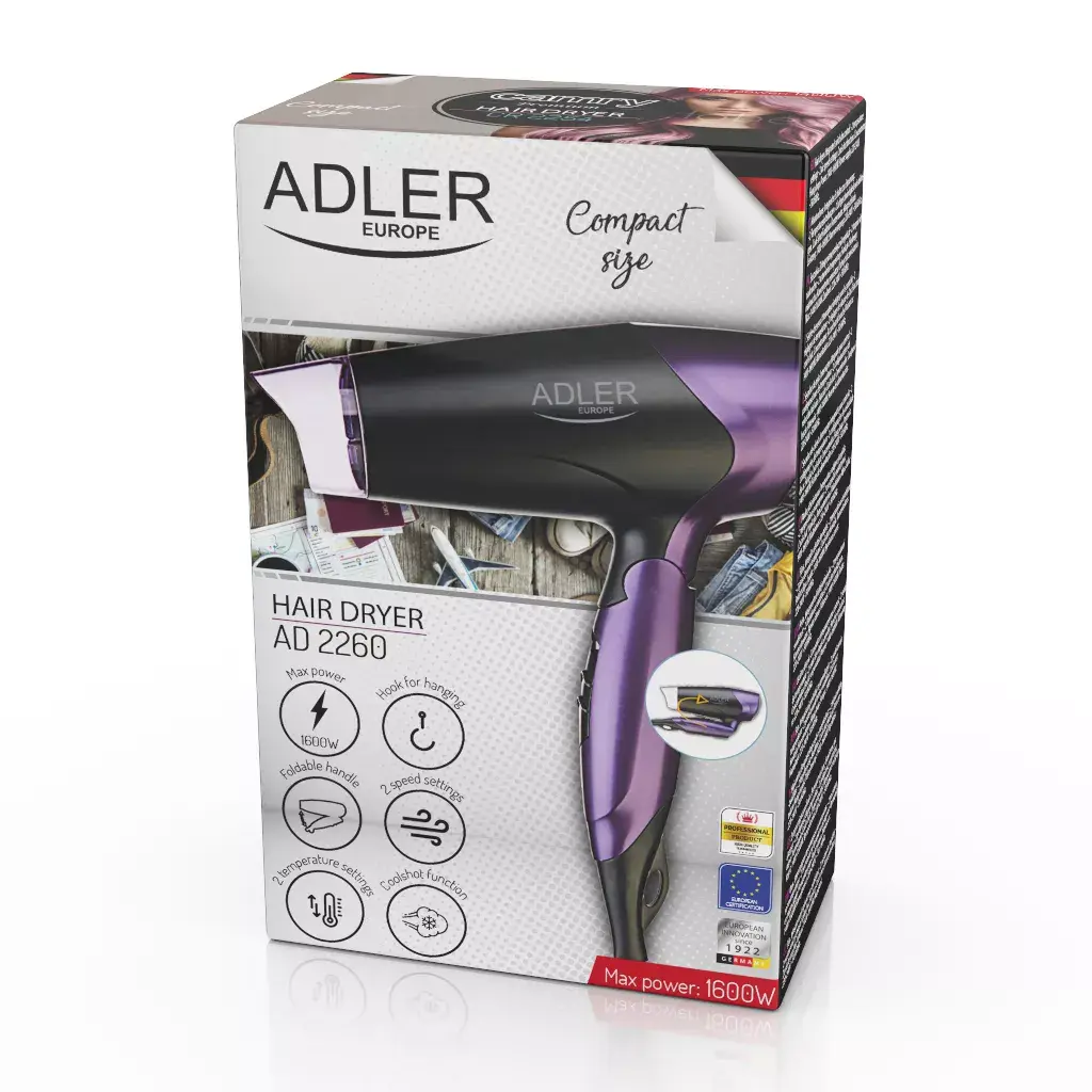 Фен Adler AD 2260 — 1600 Вт Photo 8