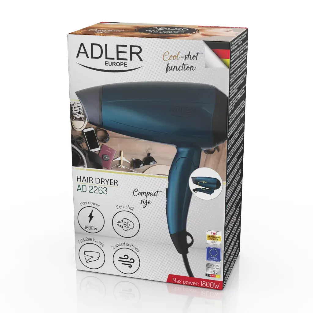 Фен Adler AD 2263 — 1800 Вт Photo 6