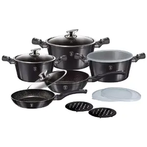 Mixed set cookware Berlinger Haus BH/6886 13 pcs Aluminium Grey