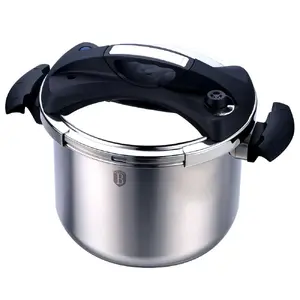 Stovetop pressure cooker Berlinger Haus BH/1081 — 8 L, stainless steel, compatible with gas/halogen/induction hobs