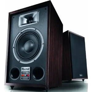 Floorstanding speaker Magnat TRANSPULS 800A 2-way wired & wireless 2×60 W, Bluetooth 5.0, HDMI, Black/Brown