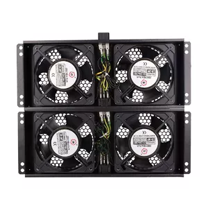 Cooling fan Extralink EX.8673 4 Way fan unit for standing cabinets 2m cable EU plug