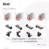 CLUB3D USB Type-C Gen2 угловые адаптеры CAC-1528 Photo 5