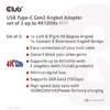 CLUB3D USB Type-C Gen2 угловые адаптеры CAC-1528 Photo 6