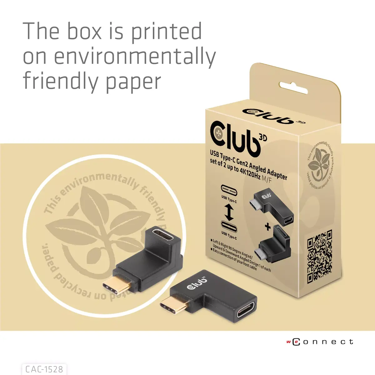 CLUB3D USB Type-C Gen2 угловые адаптеры CAC-1528 Photo 9