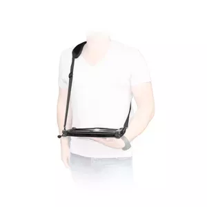 Shoulder Strap Mobilis ERGONOMIC SHOULDER STRAP Laptop Black Carabiner