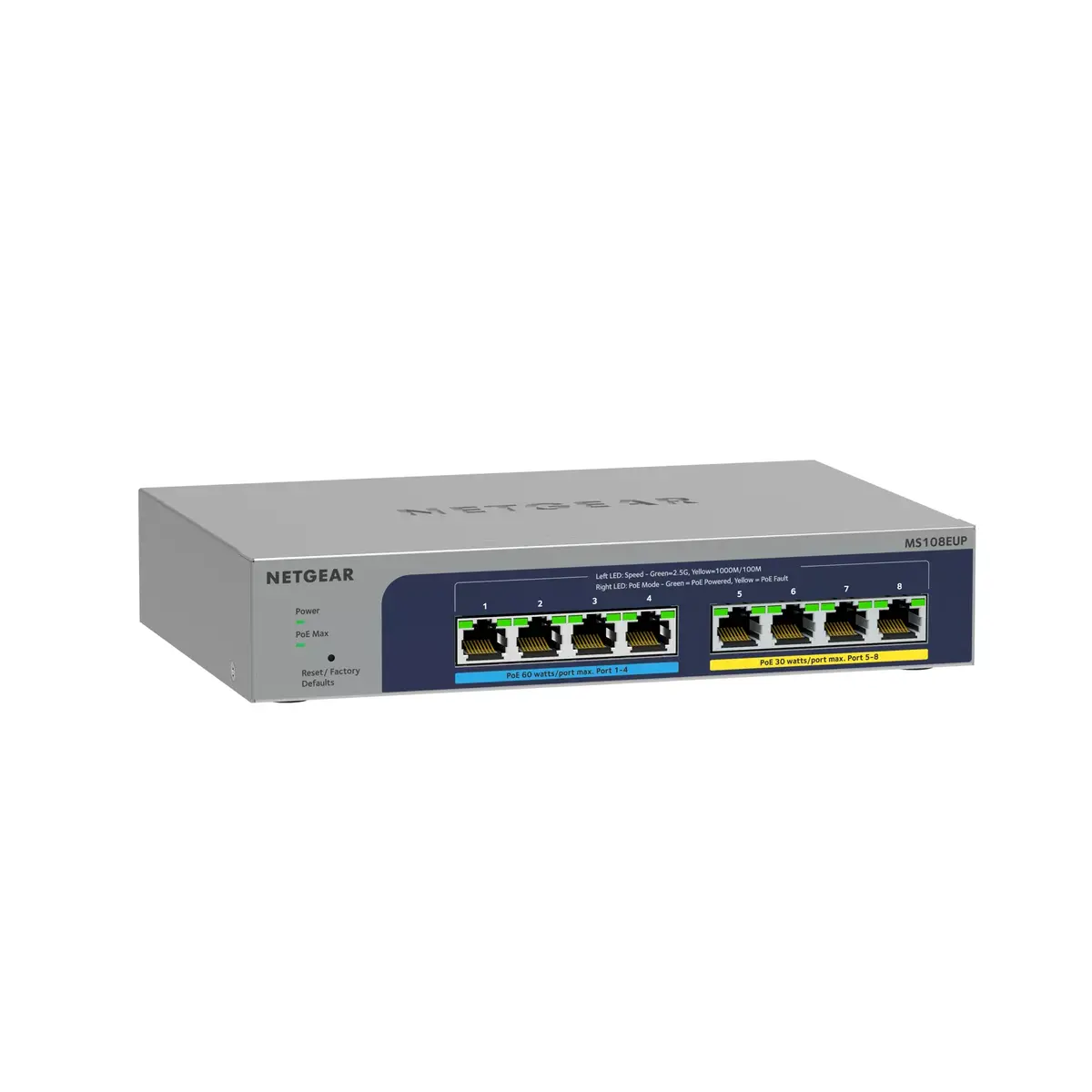 Pārvaldāms slēdzis NETGEAR 8-portu Ultra60 PoE++ Multi-Gigabit Photo 3