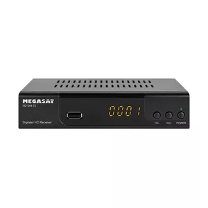 Megasat 0201145 TV set-top kaste Sauszemes Full HD Melns