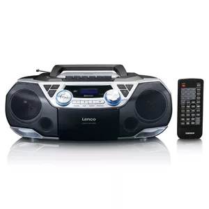Lenco SCD-720SI radio Pārnesams Digitāls Melns, Sudrabs
