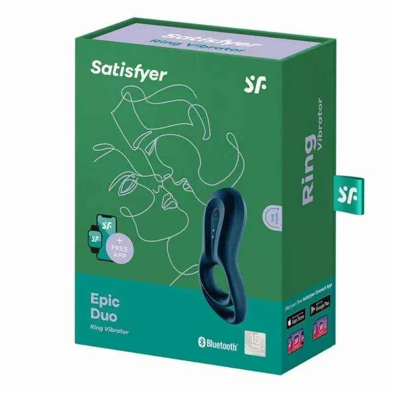 Satisfyer EPIC DUO RING VIBRATOR APP — penis attachment Photo 3