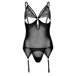 Underboob Cami Garter Bodie S Black 75102