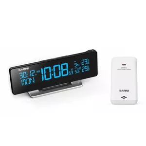 GARNI 185 Digital alarm clock Black, Silver