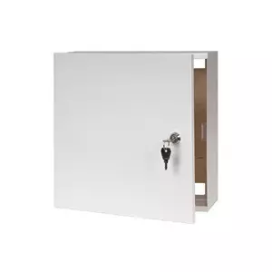 Wall-mount network cabinet mounting plate Lexi-NET LX-TPR3 300×300×100 mm white