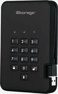 HDD iStorage 2TB USB 3.2 diskAshur2 Black IS-DA2-256-2000-B