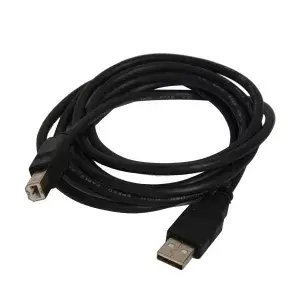 USB A uz USB B kabelis ART KABUSB2 AB 2M AL-OEM-100 — 1,8 m, melns