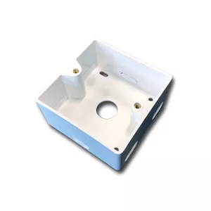 Surface box DATACOM 2271 for 80×80 mm modules, 35 mm deep, rounded corners