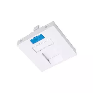 Wall-mount keystone module SOLARIX SXF-M-1-45-WH-P 45×45 mm white