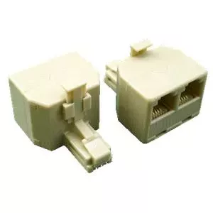 Разветвитель RJ11 DATACOM 4202 — 6P4C Cat3, 1x штекер на 2x гнезда