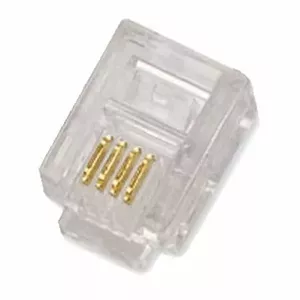 Разъём RJ11 DATACOM 4111 UTP 6P4C, упаковка 10 шт.