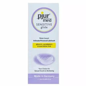 PJUR MED SENSITIVE GLIDE LUBRIKANTS UZ ŪDENS BĀZES 2 ML