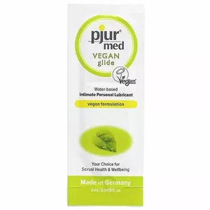 PJUR MED VEGAN GLIDE WATER BASED LUBRICANT 2 ML