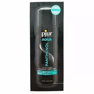 Šķidrs lubrikants pjur AQUA PANTHENOL ūdens bāzes 2 ml vienreizēja deva