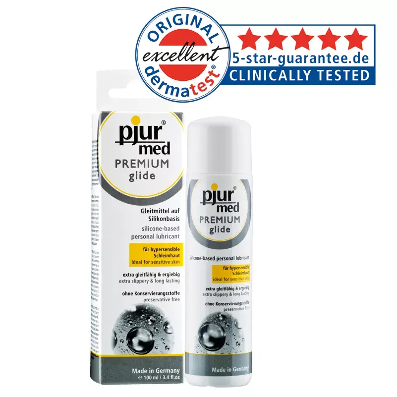 Silicone-based lubricant pjur med Premium Photo 2