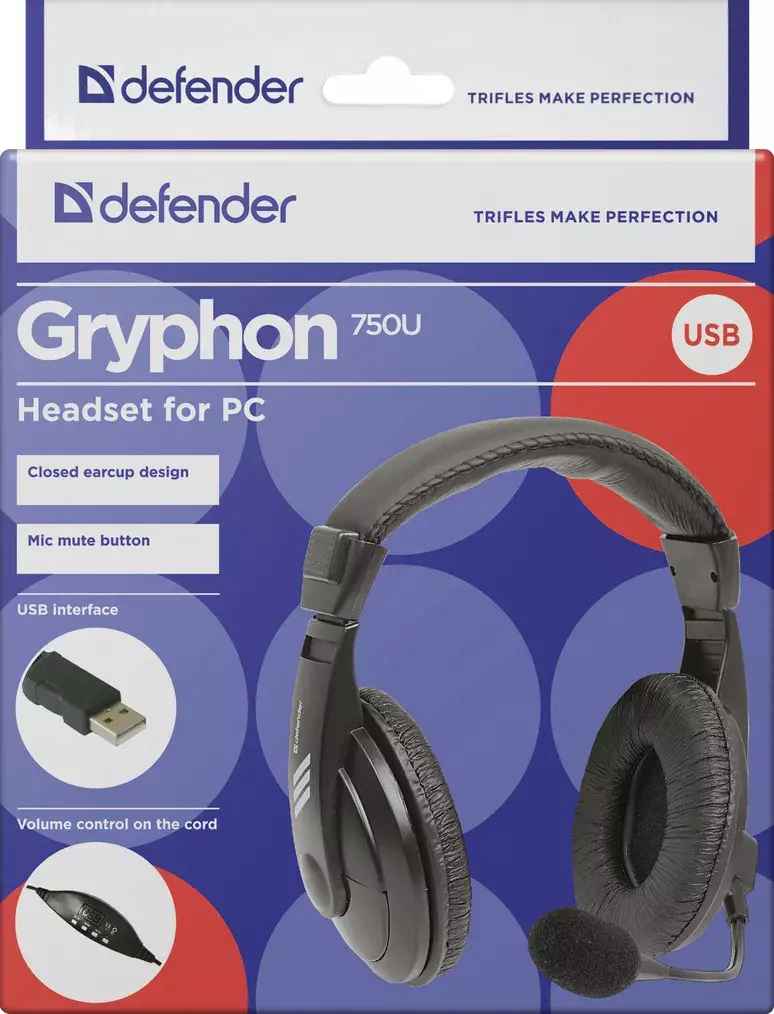 Игровая гарнитура Defender Gryphon 750U Photo 7