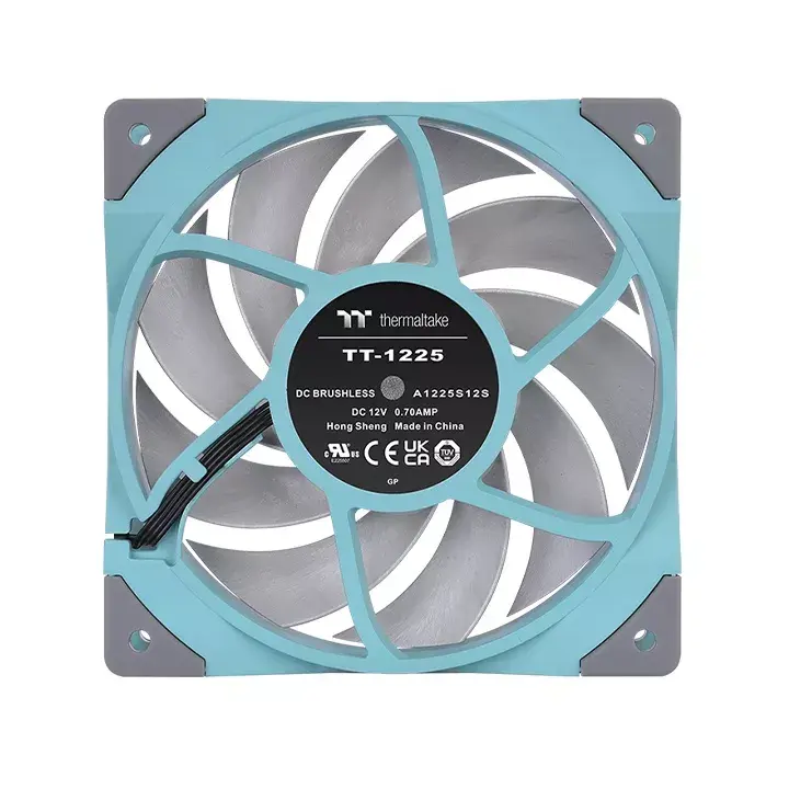 Вентилятор Thermaltake Toughfan 12 Turquoise Photo 2
