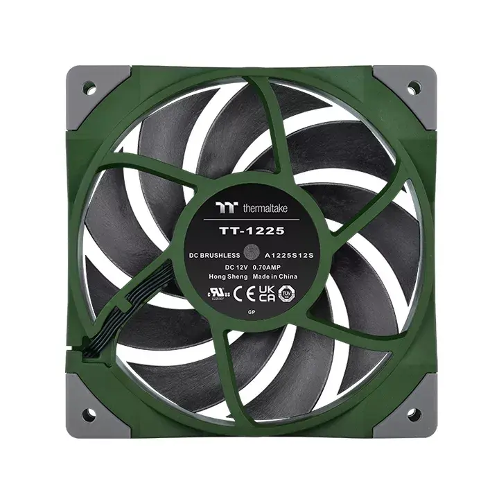 Вентилятор Thermaltake Toughfan 12 Racing Green Photo 2