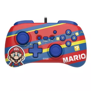 Gamepad Hori HORIPAD Mini (Super Mario Series - Mario) for Nintendo Switch, Wired USB, D-pad, Home button, 3 m cable, Red/Blue