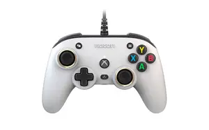 Nacon Pro Compact Wired Gamepad White USB for Xbox One, Xbox Series S, and Xbox Series X with 3-Meter Cable