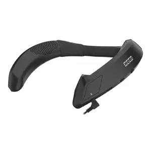 Наушники с микрофоном Hori MBS-007U проводные, шейная дужка, USB Type-C, чёрные