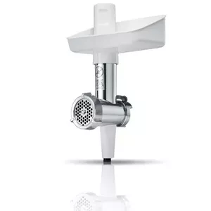 Meat mincer set Bosch MUZS2FWW Satin steel White